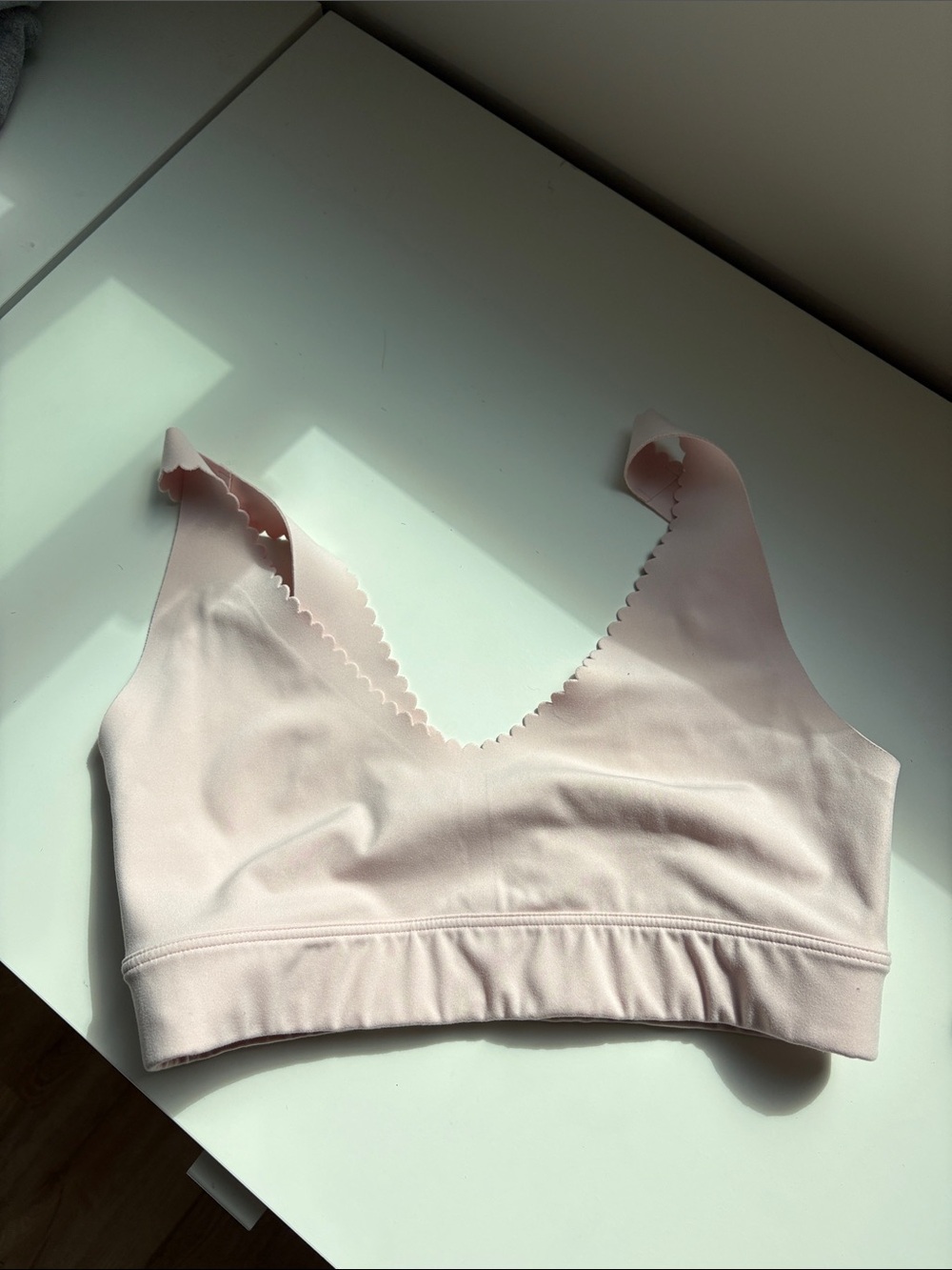 H&M Light Pink Sports V-Neck Bralette